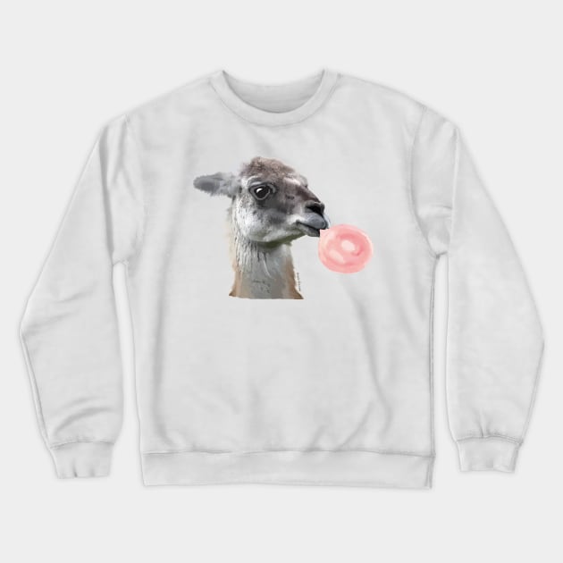 Llama Bubbles Crewneck Sweatshirt by IconicTee